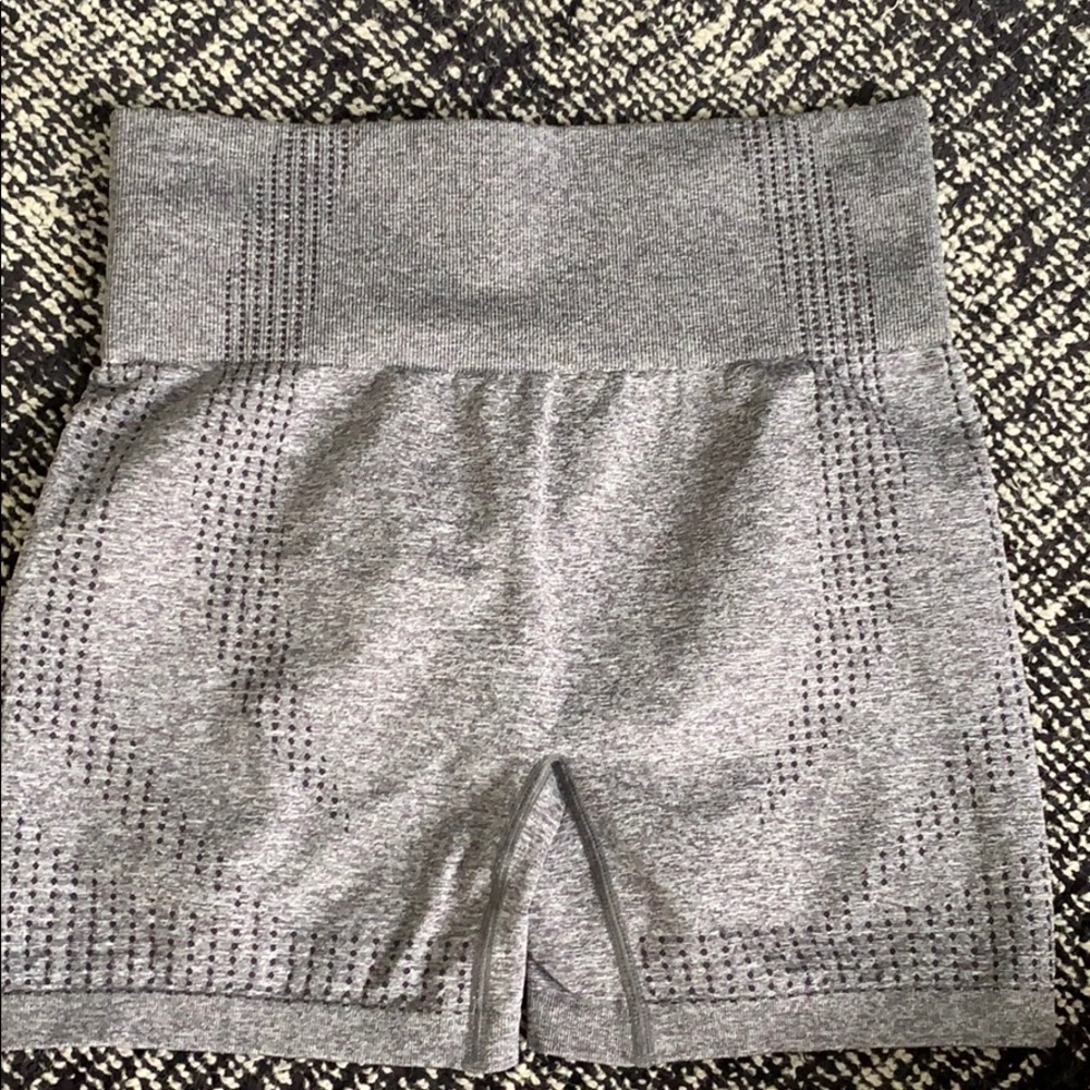 Gray yoga shorts size small